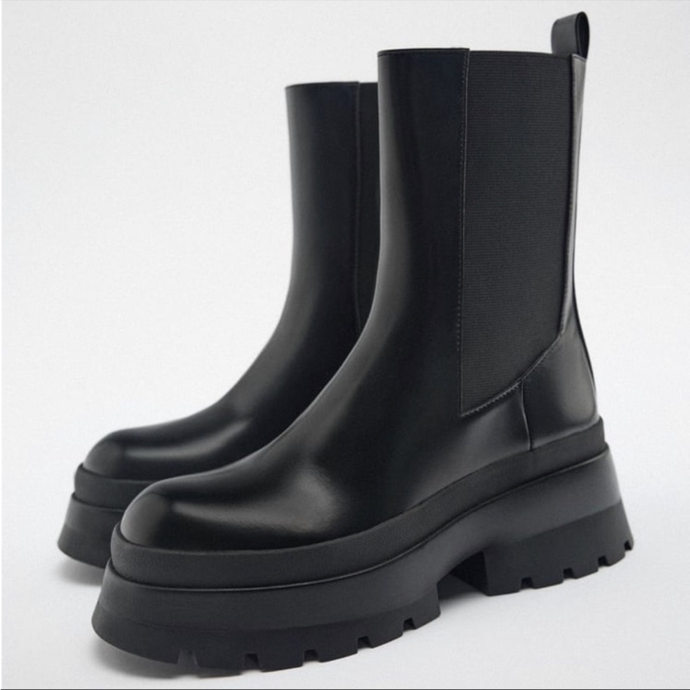 NOT FOR SALE Zara Treaded Chelsea Boots